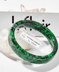 Vòng Tay Cẩm Thạch Sơn Thủy Bản Vuông 55 mm Kiểm định PNJ