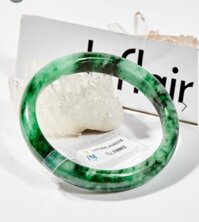 Vòng Tay Cẩm Thạch Sơn Thủy Bản Hẹp 55 mm  Kiểm định PNJ