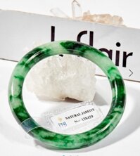 Vòng Tay Cẩm Thạch Sơn Thủy Bản Tròn 52 mm Kiểm định PNJ