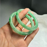 Vòng tay cam thach xanh lá size 50-53mm siêu đẹp