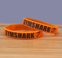 Vòng tay cao su Gymshark màu sắc đa dạng - 18mm x 202mm - Cam