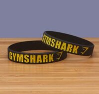 Vòng tay cao su Gymshark màu sắc đa dạng - 18mm x 202mm - Đen