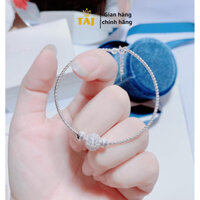 Vòng tay cầu đá xinh, vòng tay bạc cho nữ _ bạc Taj