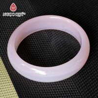 Vòng tay chalcedony bản hẹ (bản 13 - 15mm) - Ngọc Quý