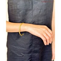 Vòng tay chạm hình cây trúc, cây tre bằng đồng, vòng tay thủ công