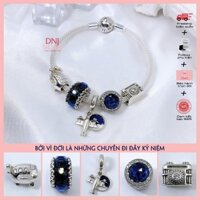 Vòng tay charm bạc 925 cao cấp - Bộ Vòng charm Cuộc đời là những chuyến đi đầy kỷ niệm - Vòng tay dành cho nam và nữ
