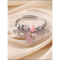 Vòng tay charm hồng đa dạng mẫu
