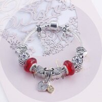 Vòng tay Charm mệnh Hỏa- Bạc Thái
