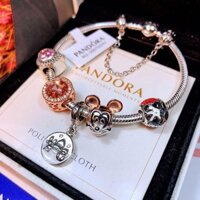 Vòng tay charm Pandora bạc 925 hạt Mickey Mouse aas031
