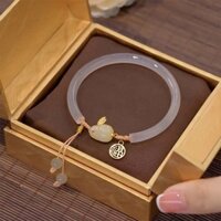 Vòng tay charm thỏ đá tỉ phí đĩnh đang may mắn tài lộc Bunny