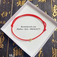 Vòng Tay Chỉ Đỏ Charm Bi Vàng 10k LTNU211