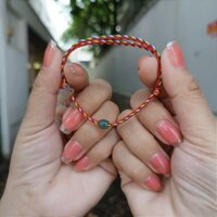 Vòng Tay Chỉ Ngũ Sắc Lam Ngọc May Mắn Tài Lộc Bình An Rivici