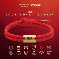 Vòng Tay Chữ k-gold 12 lucky zodiac cny 2024 Chống Thấm Nước Thời Trang Thể Thao unisex