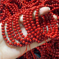 Vòng Tay Chu Sa 8MM Trừ Tà Hộ Thân Bình An