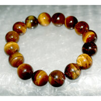 Vòng tay chuỗi đá mắt hổ nâu vàng-Nhiều cỡ ly - vòng tay 8ly