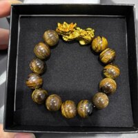 Vòng Tay Chuỗi Hạt 12 Ly Tỳ Hưu 3D Phong Thuỷ, Lắc tay tỳ hưu - Thu Hút Tài Lộc, May Mắn, Thời Trang Nam Nữ