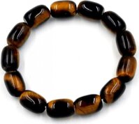 Vòng tay chuỗi hạt đá hình bầu 10mm kèm hộp gỗ