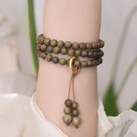 Vòng Tay Chuỗi Hạt Gỗ Đàn Hương Tự Nhiên Phong Cách Dân Tộc