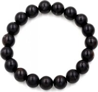 Vòng tay chuỗi hạt gỗ Đàn hương đen 10 ly 19 hạt