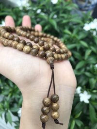 Vòng Tay Chuỗi Hạt Trầm Hương 108 Hạt Size 6mm, Mùi thơm vĩnh viễn