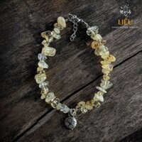 Vòng tay Citrine thô