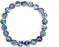 Vòng tay đá băng ngọc thủy tảo size hạt 8mm mệnh hỏa, mộc - Ngọc Quý Gemstones