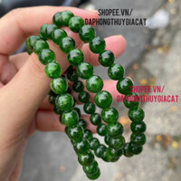 Vòng tay đá diopside siêu đẹp 5a dòng đặc mịn kiểm định gia cát