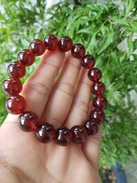 Vòng tay đá Garnet Ngọc hồng lựu, VIP, 8 li