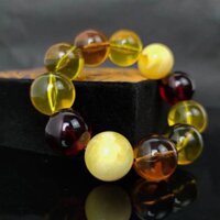 Vòng Tay Đá Hổ Phách Tự Nhiên Màu Hổ Phách / Trà Xanh Mexico Thời Trang 2022.11.1