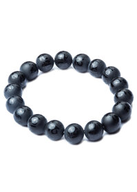 Vòng tay đá khắc chữ Bình an Ancarat - DPT01 - 10 Li - 19 CM