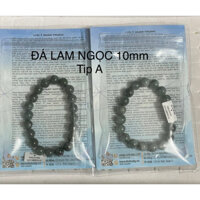 VÒNG TAY ĐÁ LAM 10mm kèm giấy kiểm định