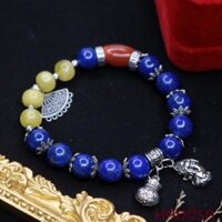 Vòng tay đá Lapis 9mm chuẩn 5A