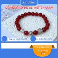 Vòng Tay Đá Mã Não Đỏ Tự Nhiên – Phụ Kiện Thời Trang Đơn Giản, Tinh Tế