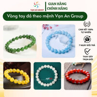 Vòng tay đá mã não tự nhiên theo mệnh Vạn An Group, trang sức phong thủy mang đến bình an,tài lộc
