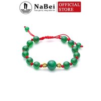 Vòng Tay Đá Mã Não Tự Nhiên Tết Chỉ Phù Hợp Cho Nữ Mệnh Kim, Thủy, Mộc, Hỏa, Thổ NB364 - Phong Thủy NaBei Store