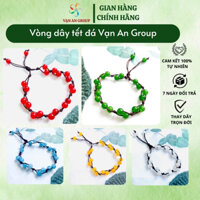 Vòng tay đá mã não tự nhiên bện dây Vạn An Group, trang sức phong thủy mang đến bình an, tài lộc