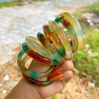 Vòng Tay Đá Mã não Tứ Quý Mn May Mắn Phù Hợp Với Mọi Lứa Tuổi Đủ Màu