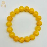 Vòng tay đá mã não vàng PDJ - Kèm hộp đựng cao cấp J - 8 ly