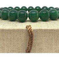 Vòng Tay Đá Mã Não Xanh Lá 10mm