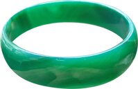 Vòng Tay Đá Mã Não Xanh Liền Khối - Ngọc Quý Gemstones - 52mm