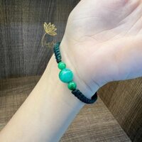 Vòng Tay Đá Mã Não Xanh