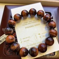 Vòng tay đá mắt hổ đỏ  - 14 ly