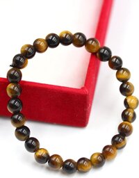 Vòng Tay Đá Mắt Hổ Vàng 8MM