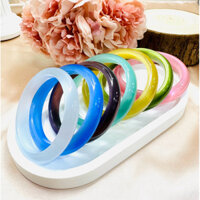 Vòng Tay Đá Mắt Mèo Bản Hẹ 10ly Đủ Màu Trẻ Trung, Thời Trang - Ngọc Trai Trường Thịnh