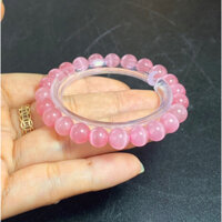 Vòng tay đá mắt mèo hồng 8li