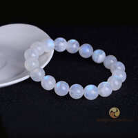 Vòng tay Đá Mặt Trăng Trắng (Moonstone) 10 ly