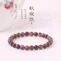 Vòng tay đá mặt trời đen, vòng tay đá mặt trăng đen, quà sinh nhật cho cặp đôi mắt mèo đen