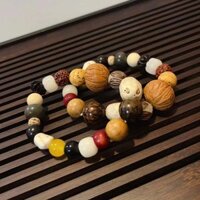 Vòng tay đa năng hình tròn đơn, ngôi sao King Kong, mặt trăng, đầu khỉ, năm mắt, sáu đường, mắt rồng, bồ đề, gỗ mun đen, gỗ thông trắng, mã não đỏ và các loại DI khác