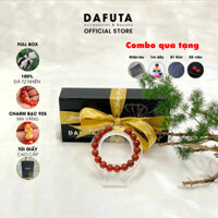 Vòng Tay Đá Năng Lượng Red Dragon Agate Tự Nhiên Cao Cấp Đeo Tay Nam Nữ Thời Trang Dafuta, Quà Tặng Sang Trọng Ý Nghĩa