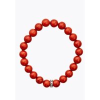 Vòng Tay Đá Red Jasper Mix Charm Bạc Thái